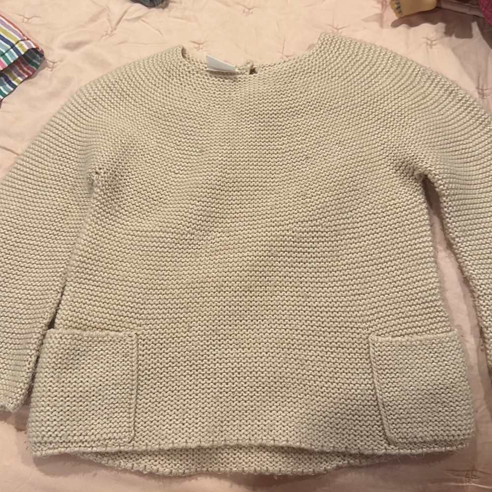 Zara kids knit sweater  with pockets